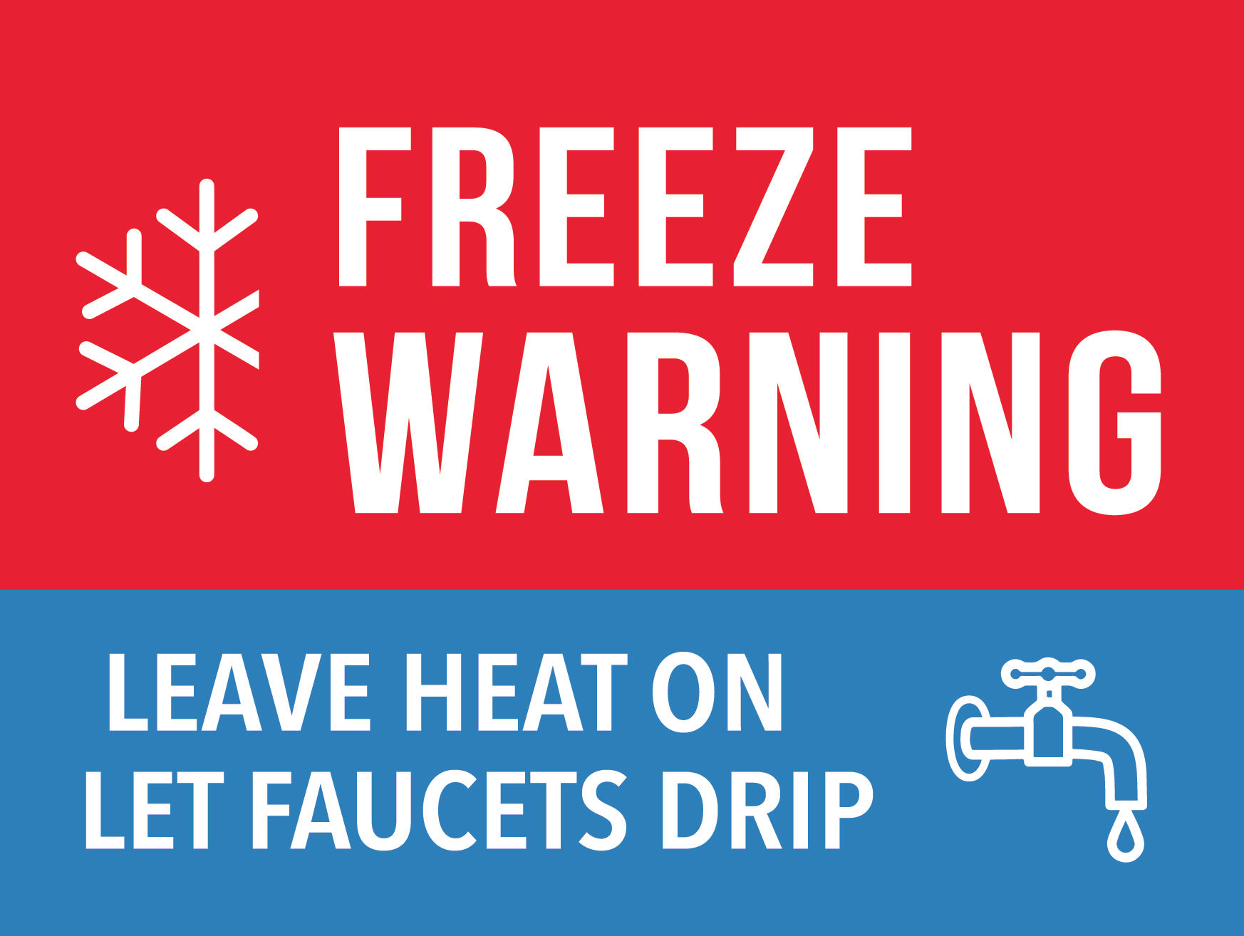 Freeze Warning in frame