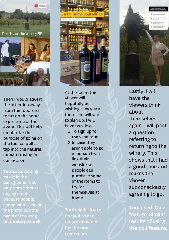 Flyer for Tenuta Trociano Winery