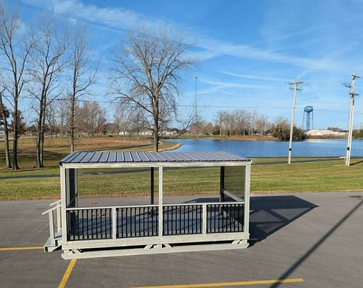 New Build 8x16 Screened Deck W/ Roof