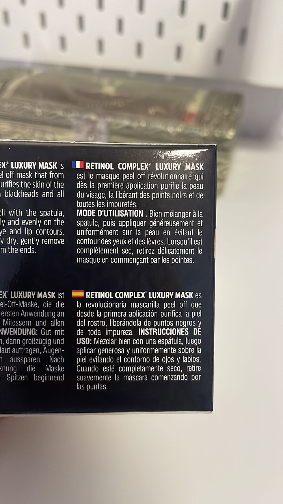 Miniatura: Mascarilla negra puntos negros 50 ml Retinol complex 