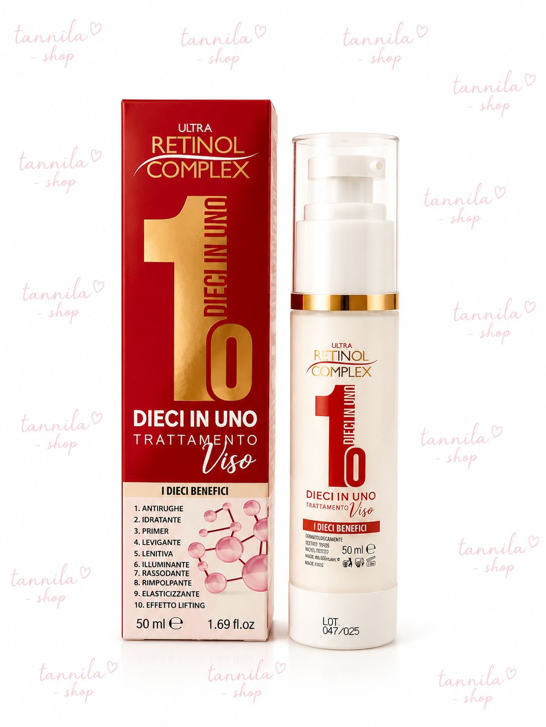Retinol Complex Sérum facial 10 en 1