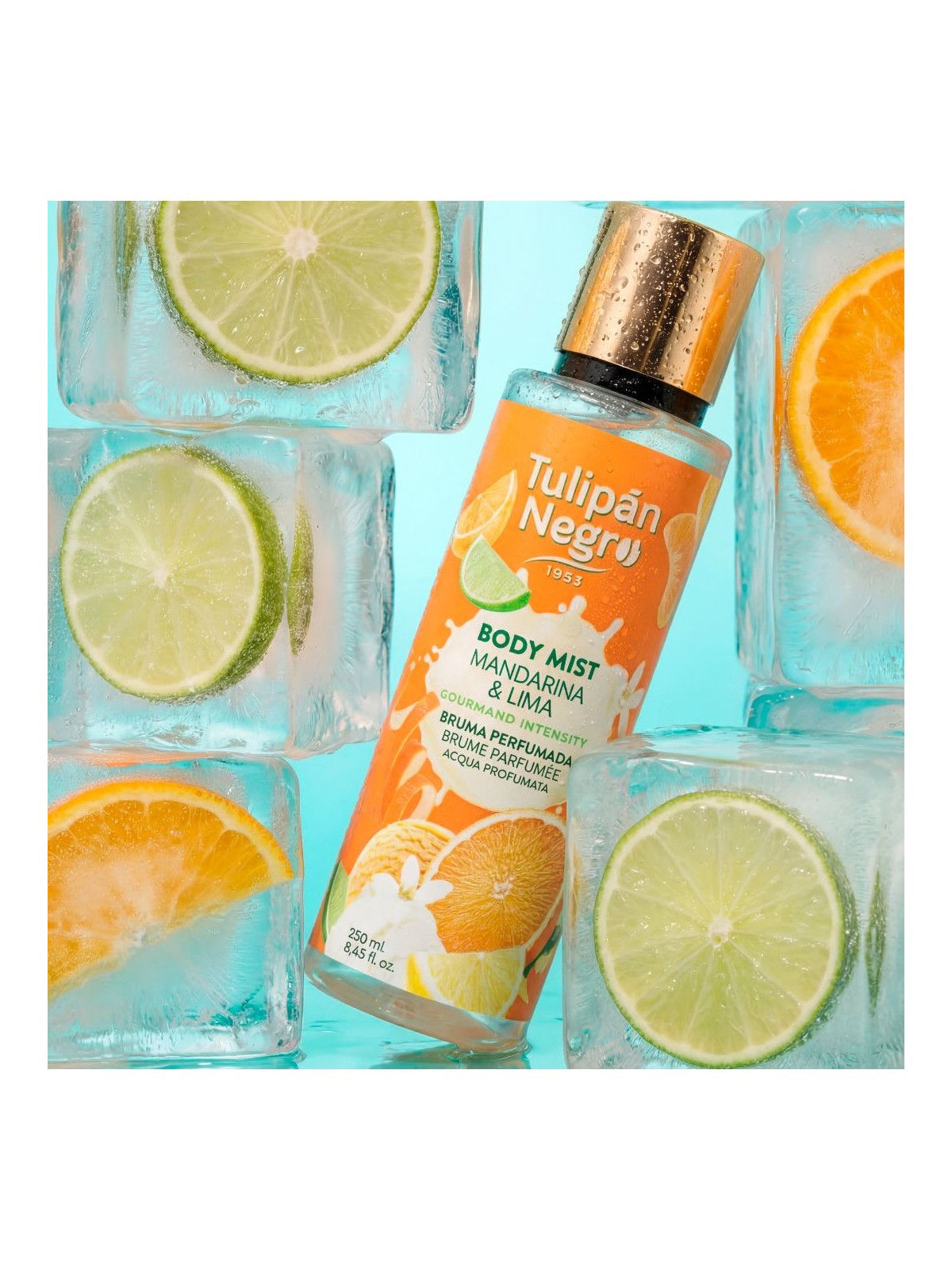 Bruma corporal Mandarina y lima 250 ml Tulipán Negro 