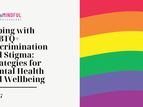 Coping with LGBTQ+ Discrimination and Stigma: Strategies for Mental Health and Wellbeing