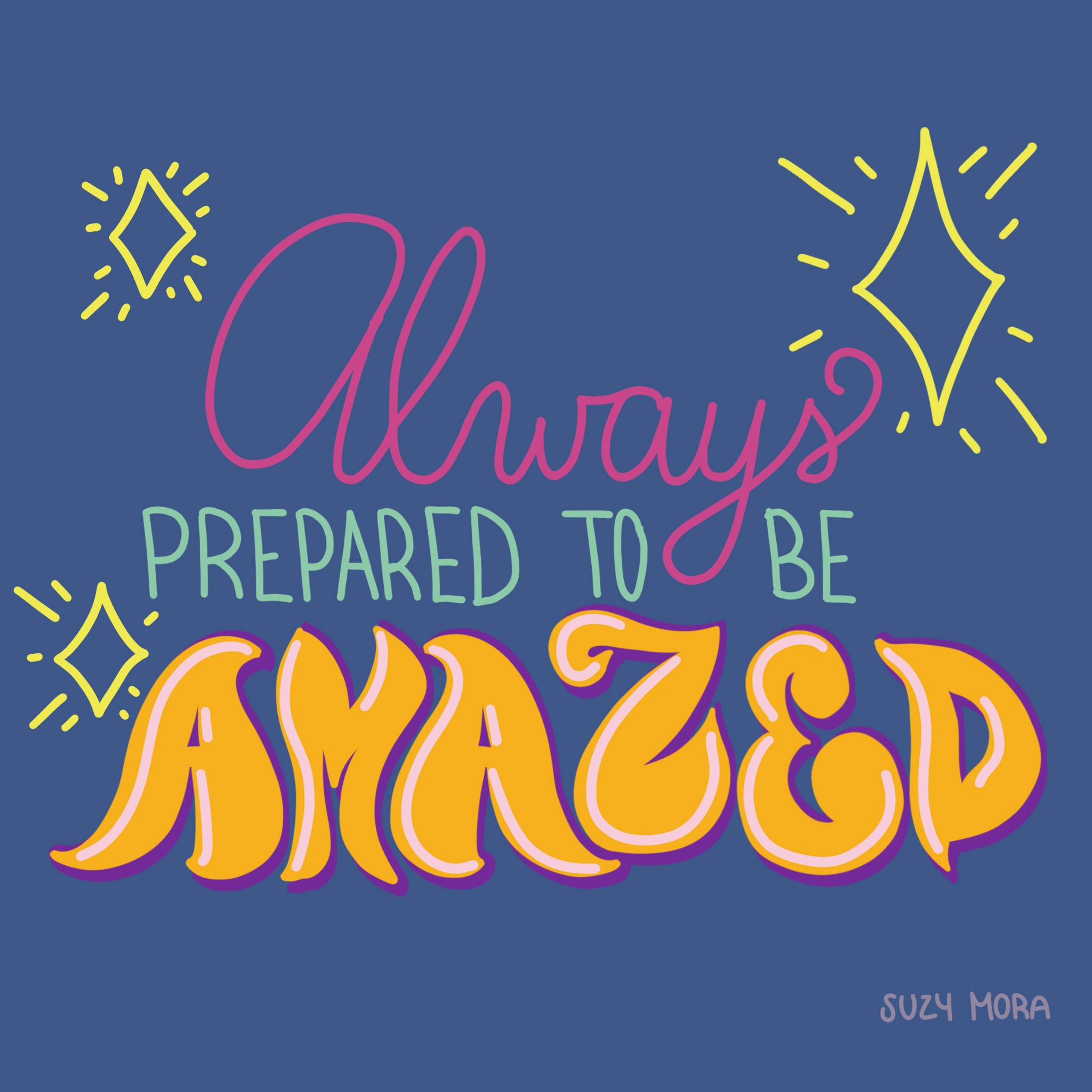 Always prepared to be amazed