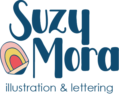 Suzy Mora Illustration and lettering logo