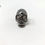 Thumbnail: Mini Skull  Prong in Chrome with Diamond Studs (1 Piece)