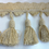 Thumbnail: Light Gold Tassel Fringe By The Yard