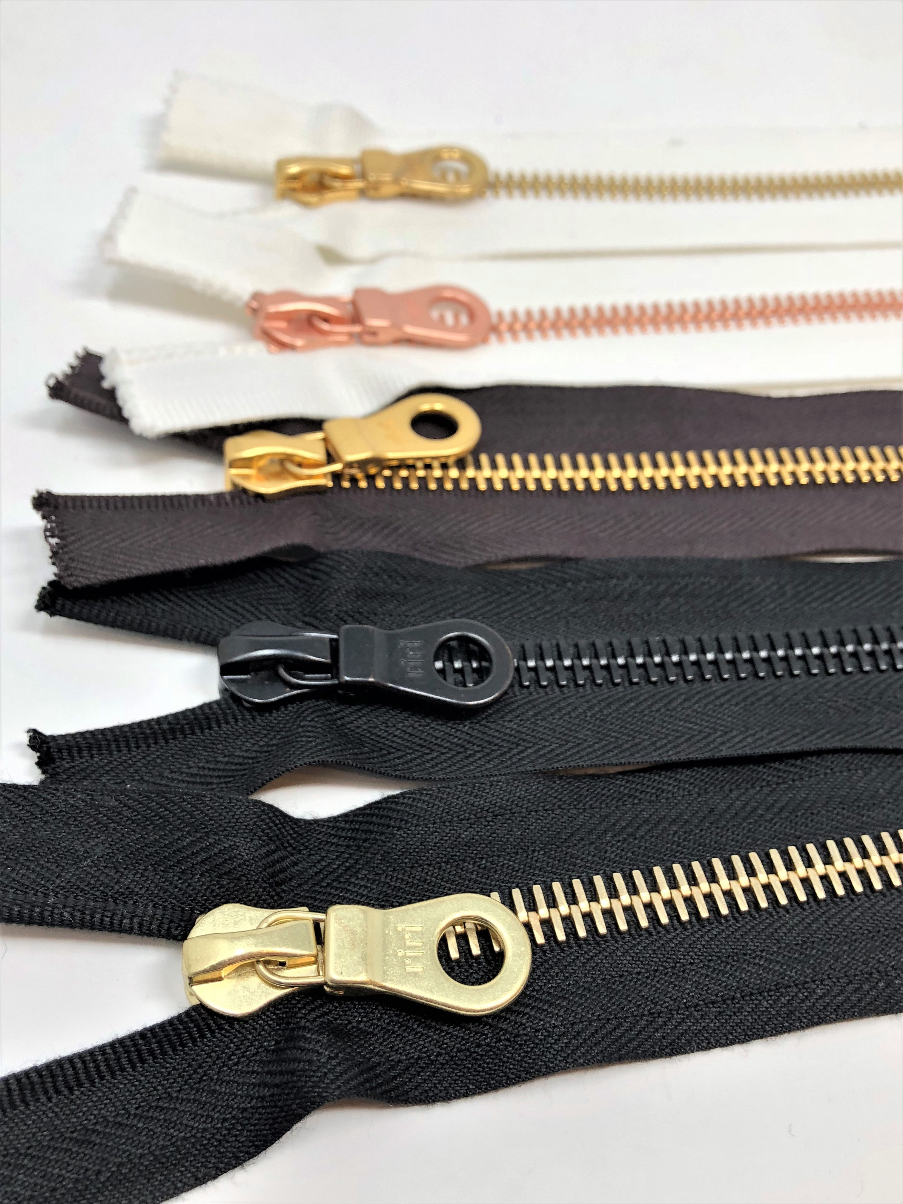 Riri 8MM Closed Bottom Zipper -Choose Your Color- Choose Your Length- 4"-30"