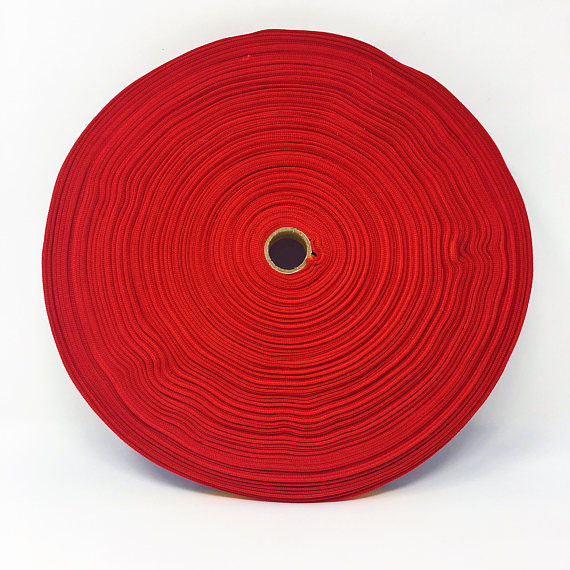 Thumbnail: 7/8" Wide Polypropylene Webbing One Yard Piece Rainbow