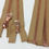Thumbnail: High Glossy Polished European Zipper in 28 inches Beige Tape 5MM OR 8MM