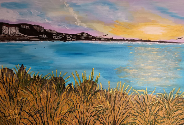 FOXTAIL SUNRISE | Acrylic on Canvas
