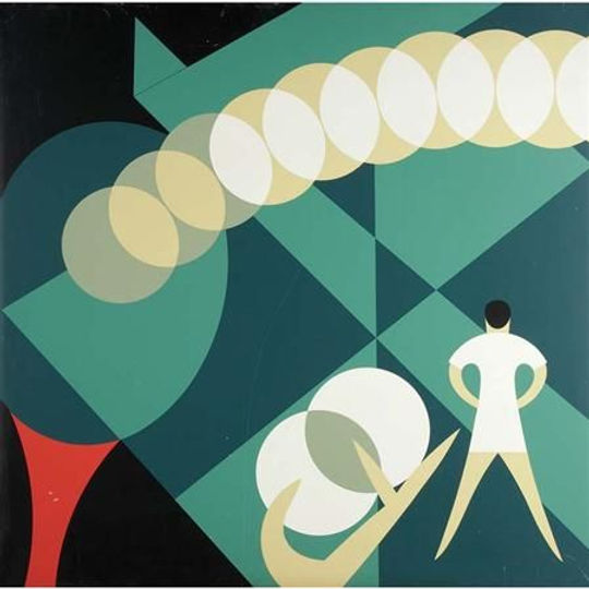 modern abstract painting for office