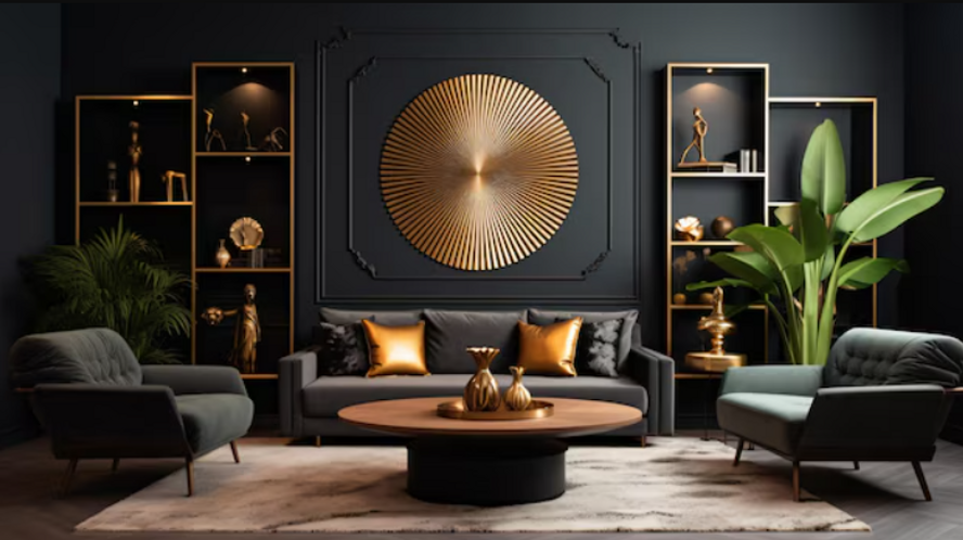 art deco style home interior