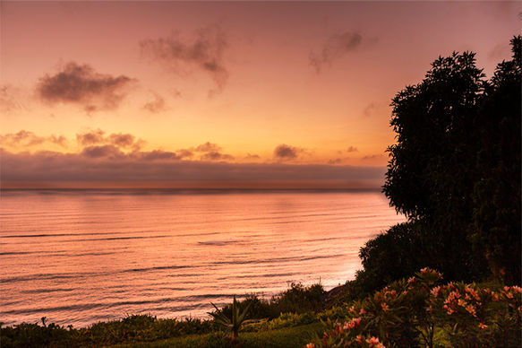 Golden Pinks: A Sunset Symphony | Color Photography by Roger Mujica Baldassarry | TERAVARNA