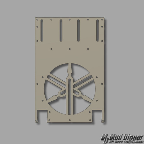 HIGH OUTPUT 2019+ Yamaha YXZ Radiator Blower Shroud | Mud Digger