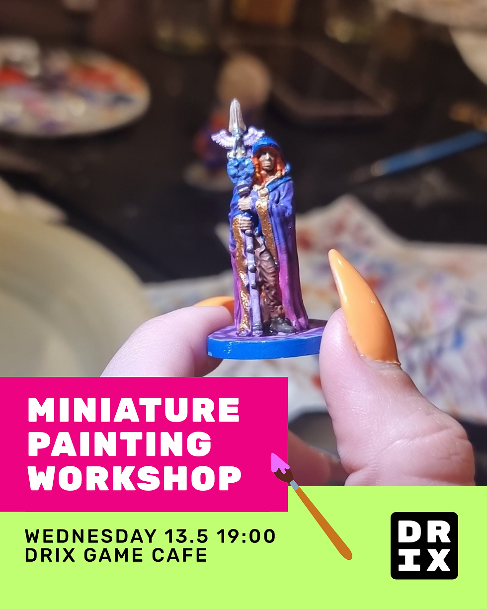 סדנת צביעת מיניאטורות | Miniature Painting Workshop