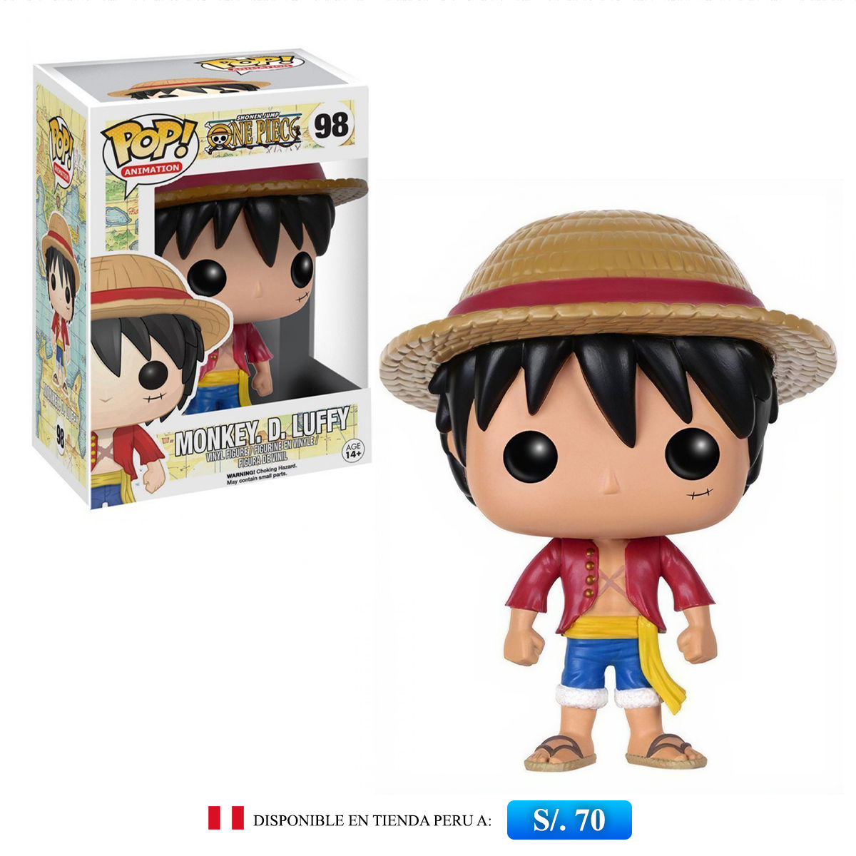 Funko Pop Animation: One Piece - Monkey D. Luffy
