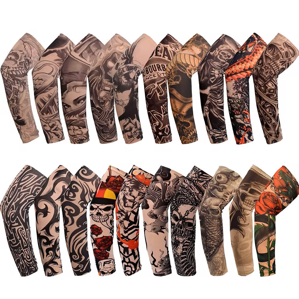 Thumbnail: UV protection arm sleeve Tattoo