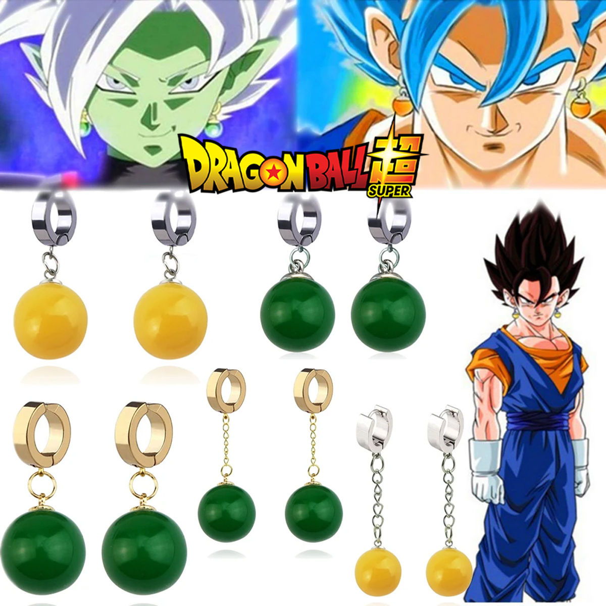 Earring Anime Cosplay Potara Dragon Ball