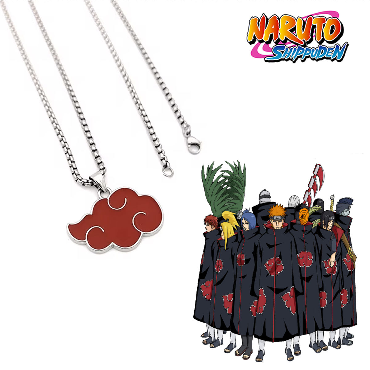 Necklace Metalic Akatsuki