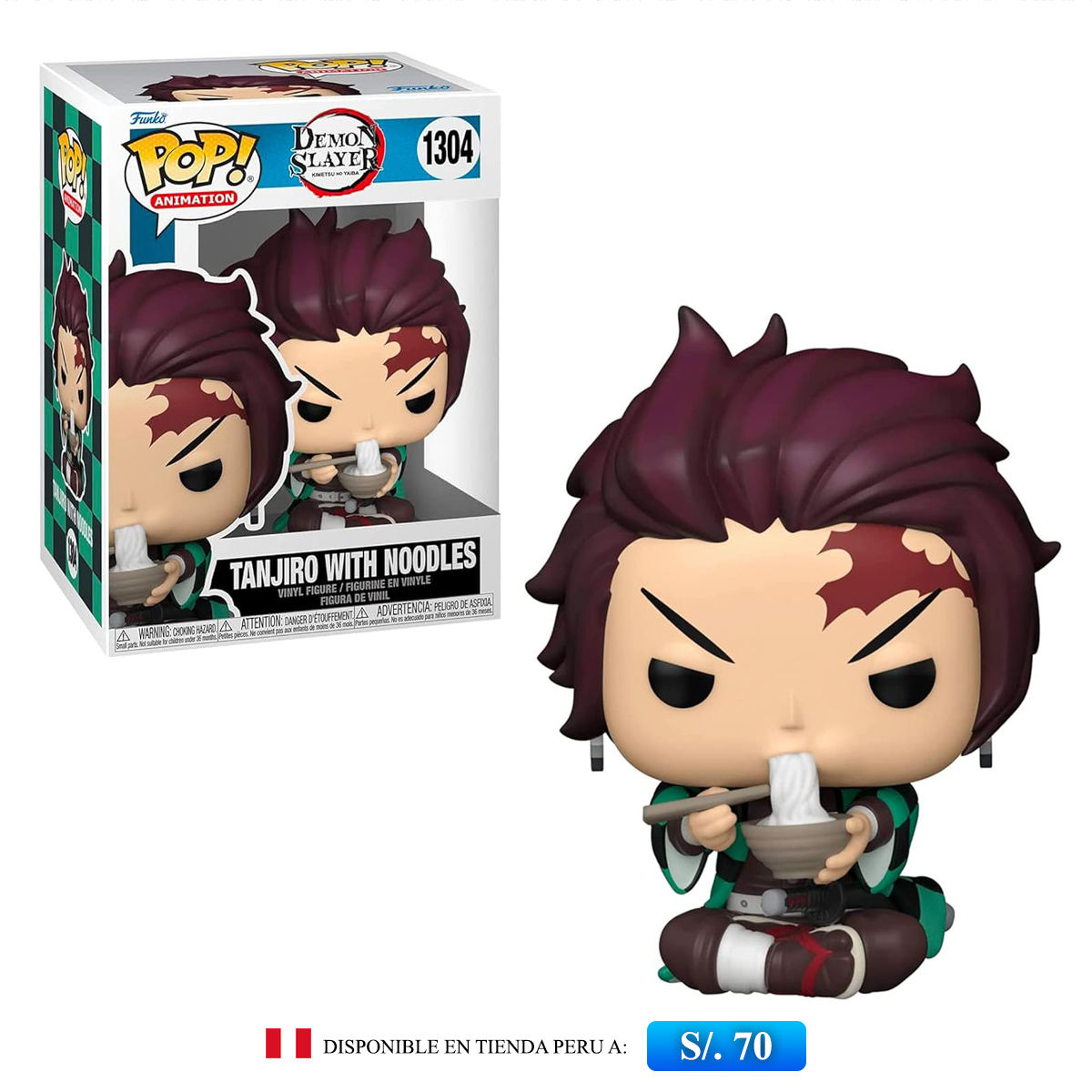 Funko Pop Animation: Demon Slayers - Tanjiro Kamado with Noodles 1304