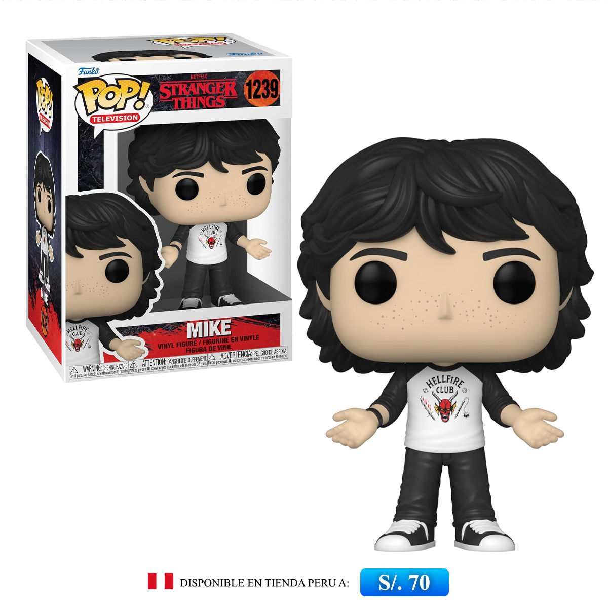 Funko Pop Series: Stranger Things - Mike 1239