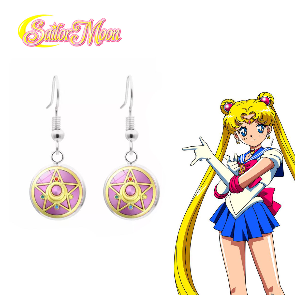 Earring Moon Brooch - Sailor Moon
