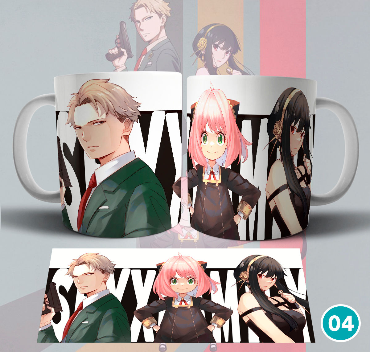 Sublimation Templates Spy x family