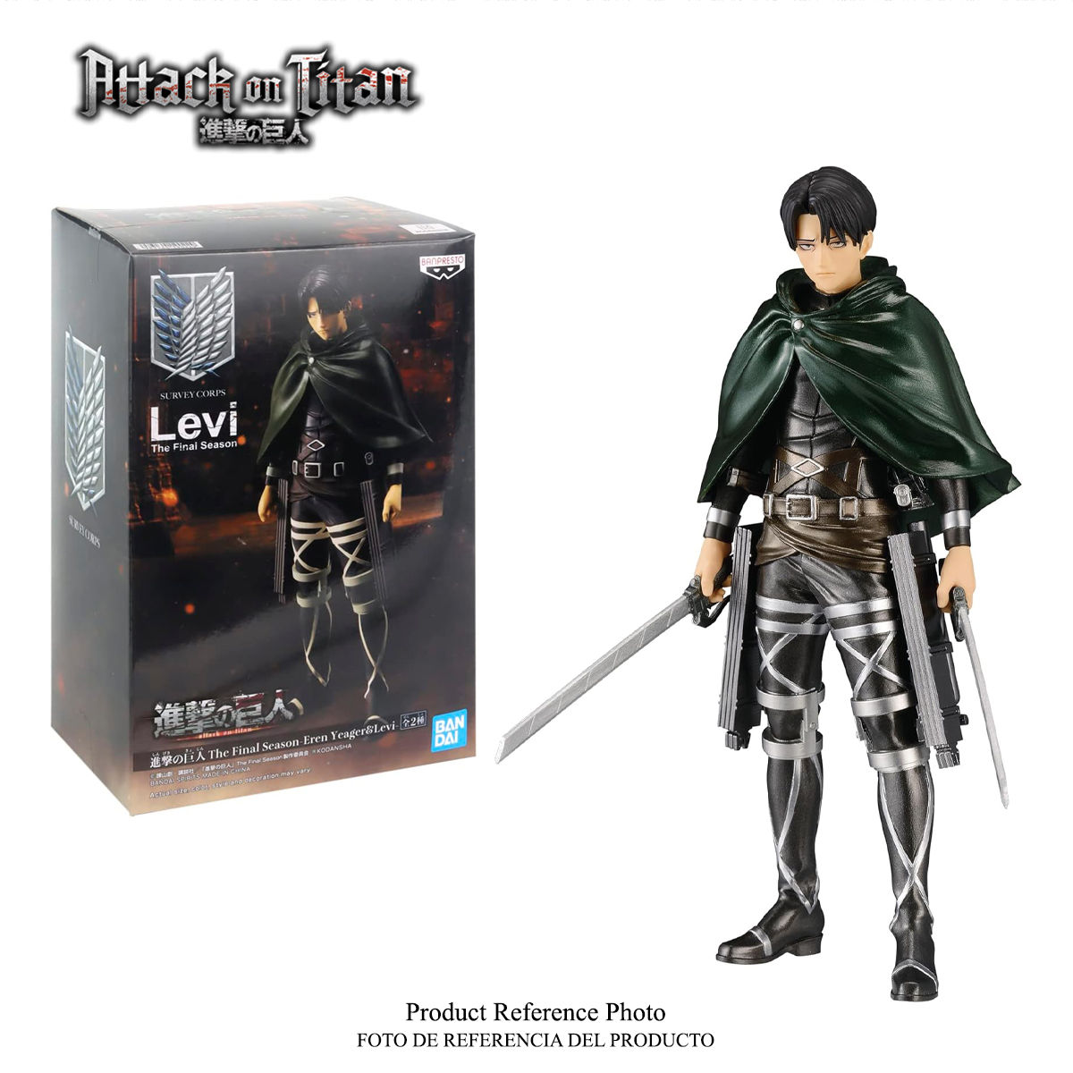 Figure BANPRESTO Attack On Titan Levi Ackerman