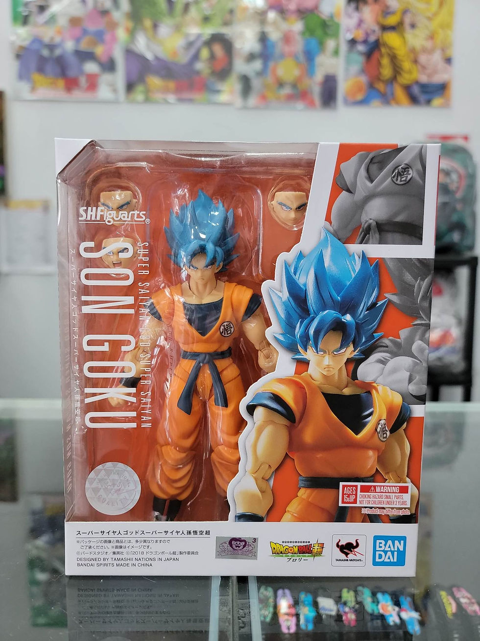 Thumbnail: Figure SH FIGUARTS Dragon Ball Super Goku Super Saiyajin God Blue