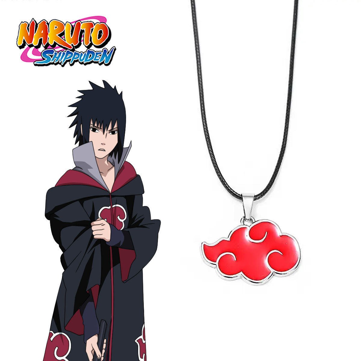 Necklace Akatsuki rat tail cord