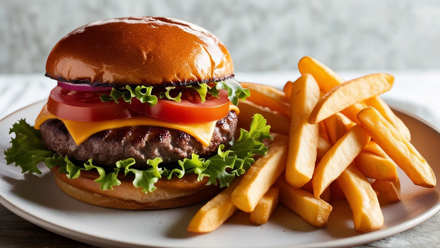 Arranged Food and Objects