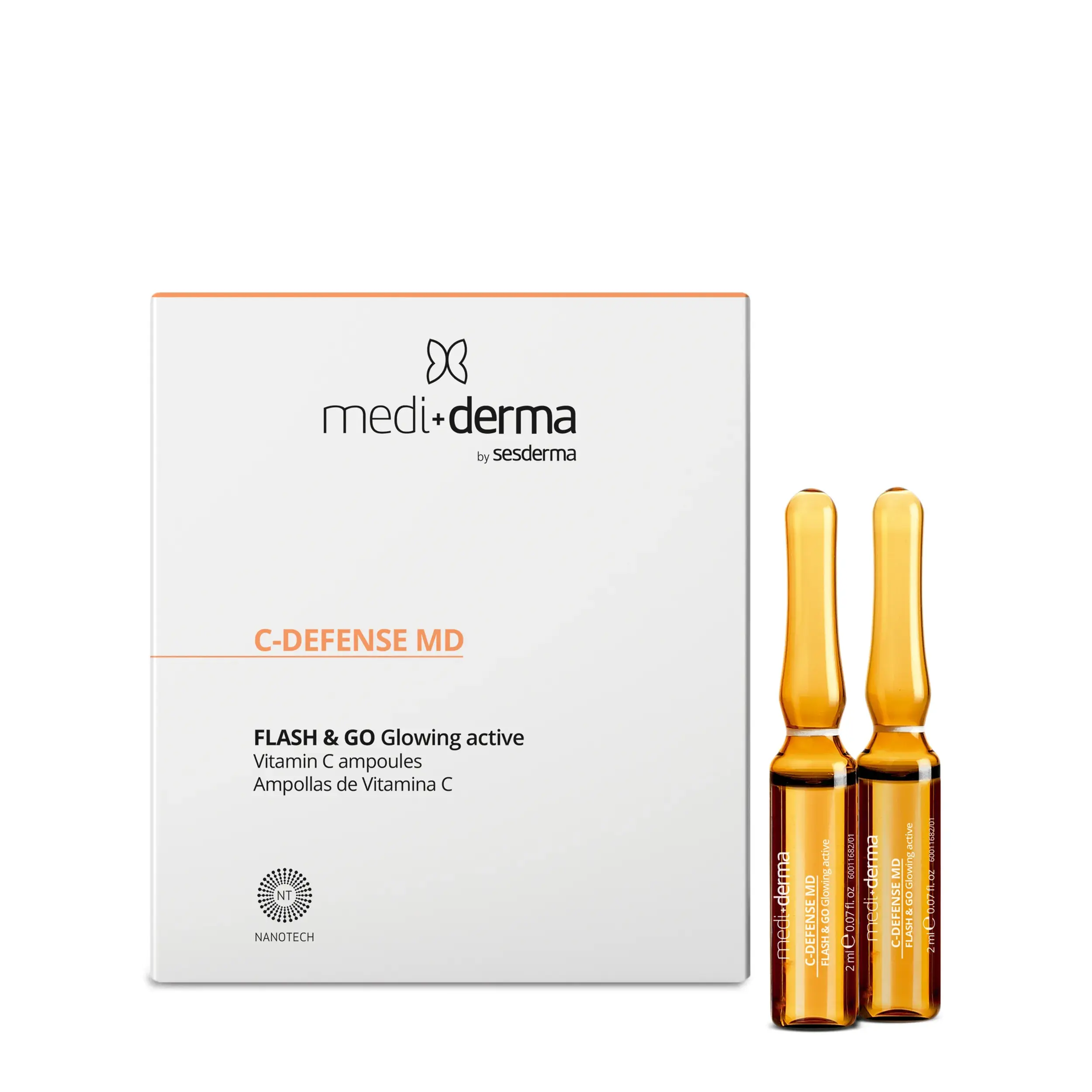 C-Defense Md Flash & Go Ampolas - Mediderma