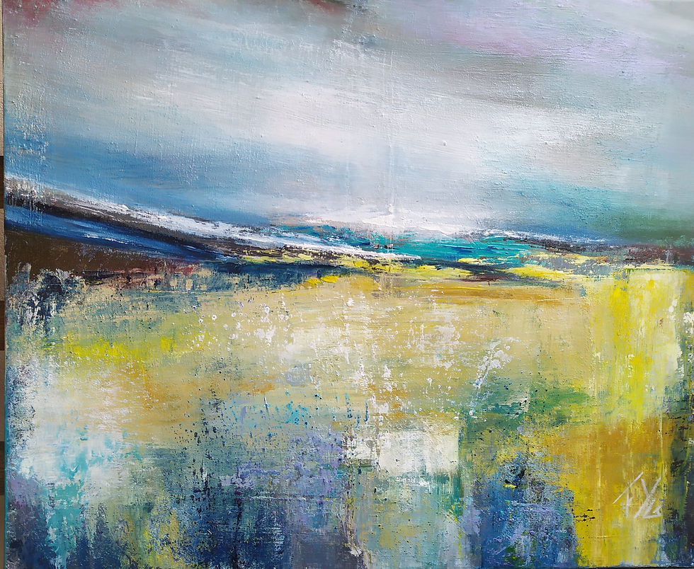 Abstract peinture abstraite gros plan