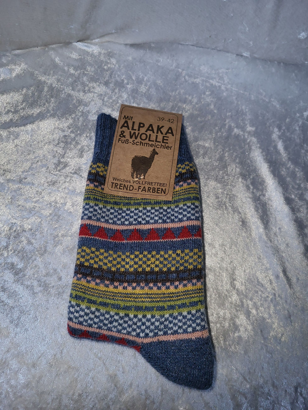 Miniaturbild: Alpaka&Wolle Mustersocken