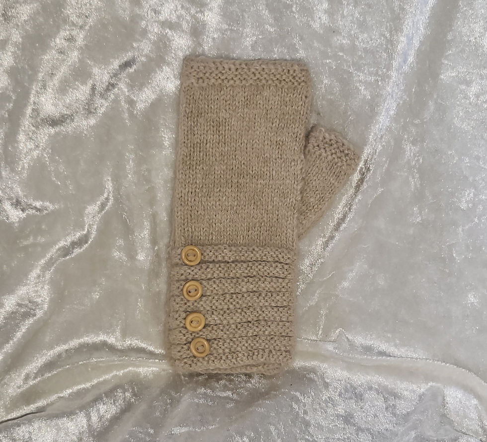 Miniaturbild: Pulswärmer mit Knöpfe
