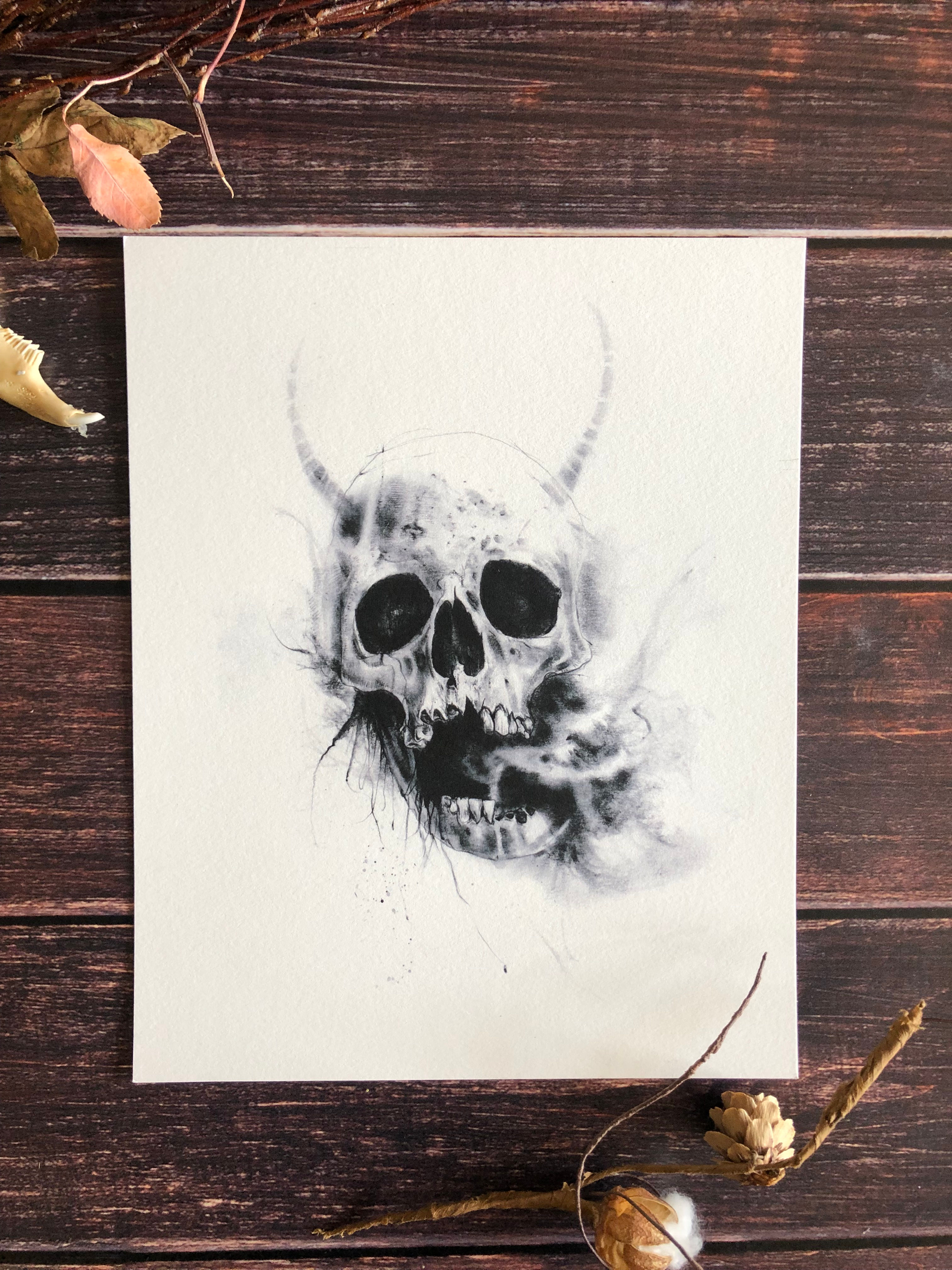 Skull-Fine Art Print