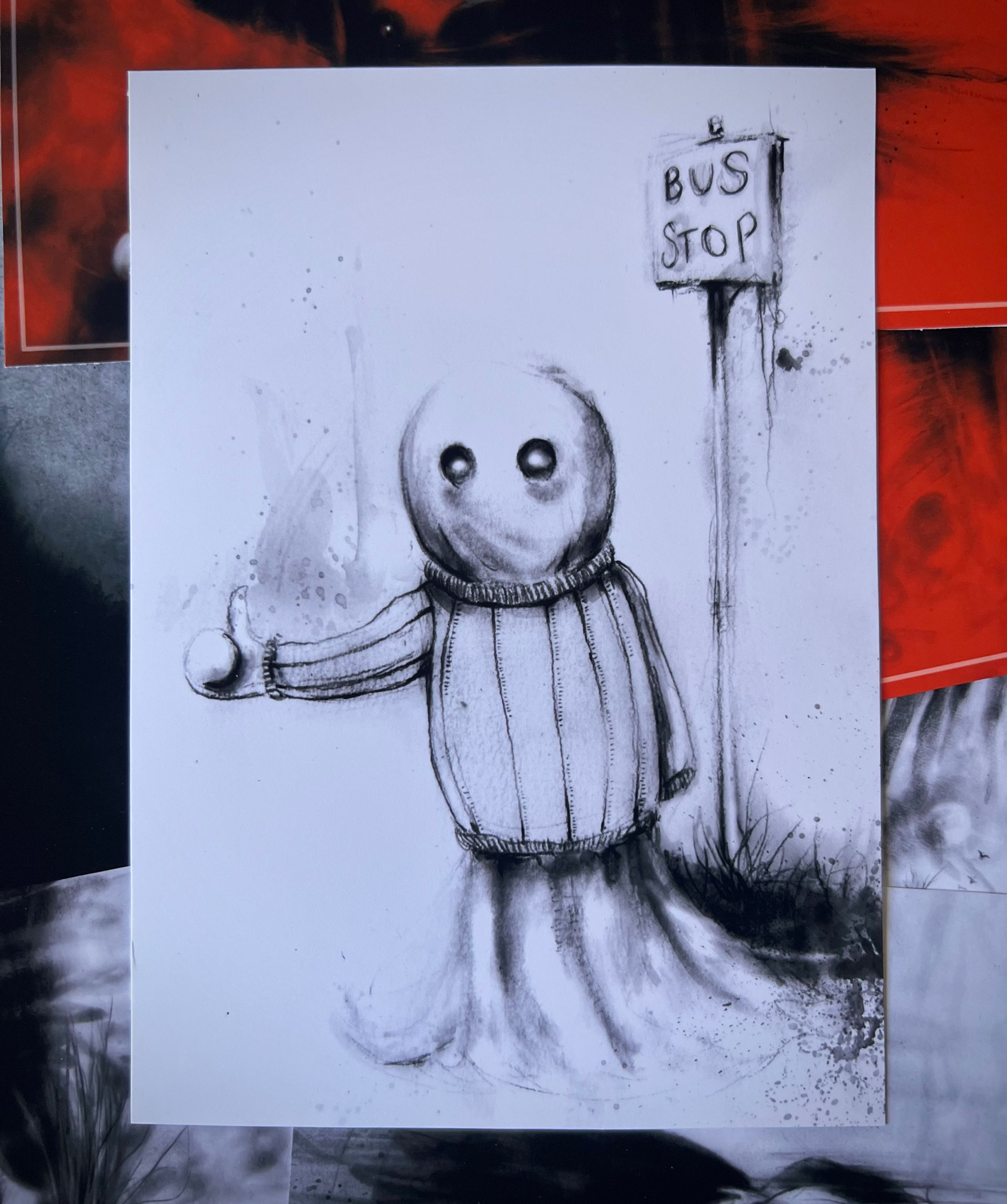 Vanishing Hitchhiker-Fine Art Print