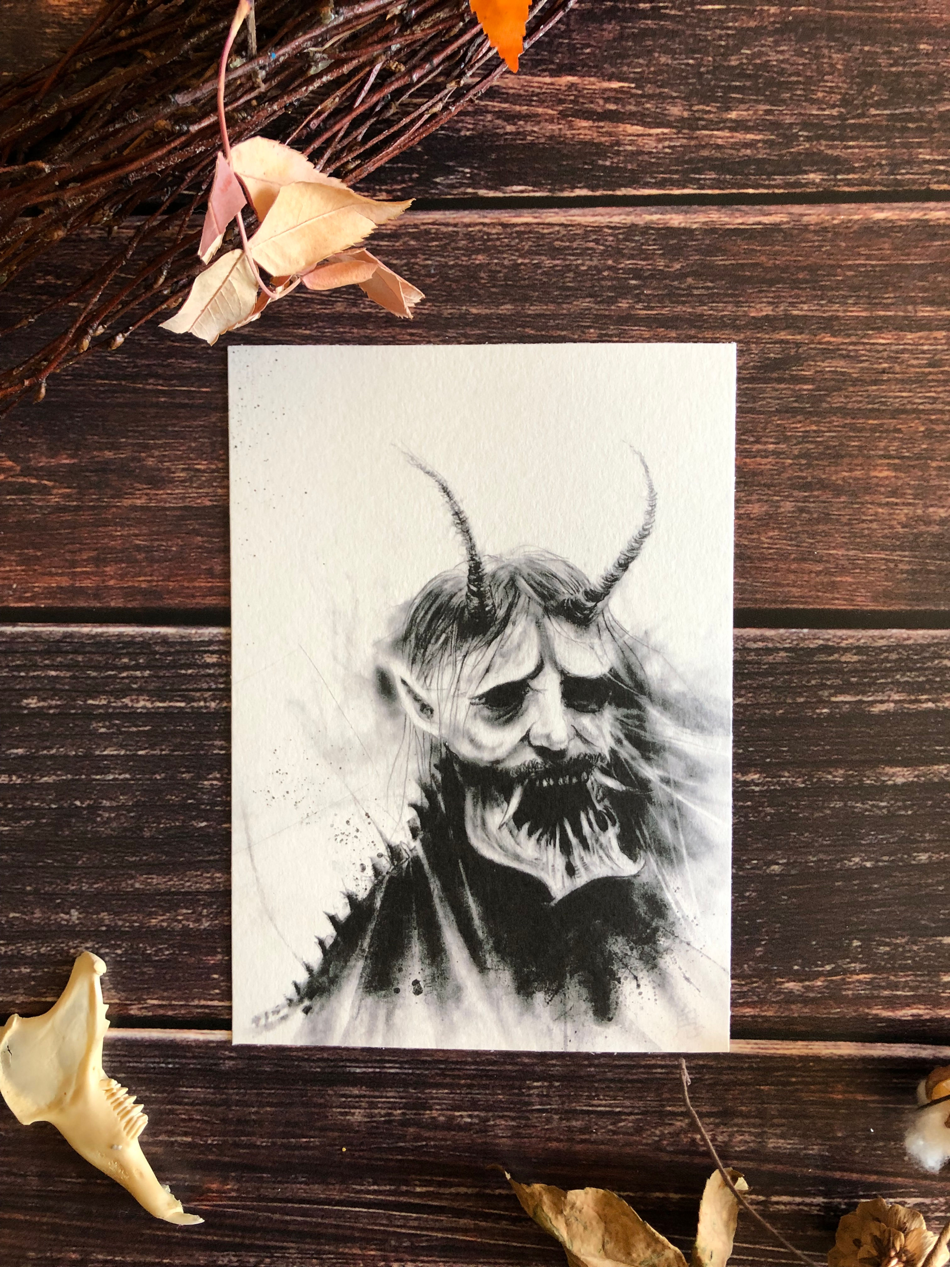 Yokai-Dark Art Print