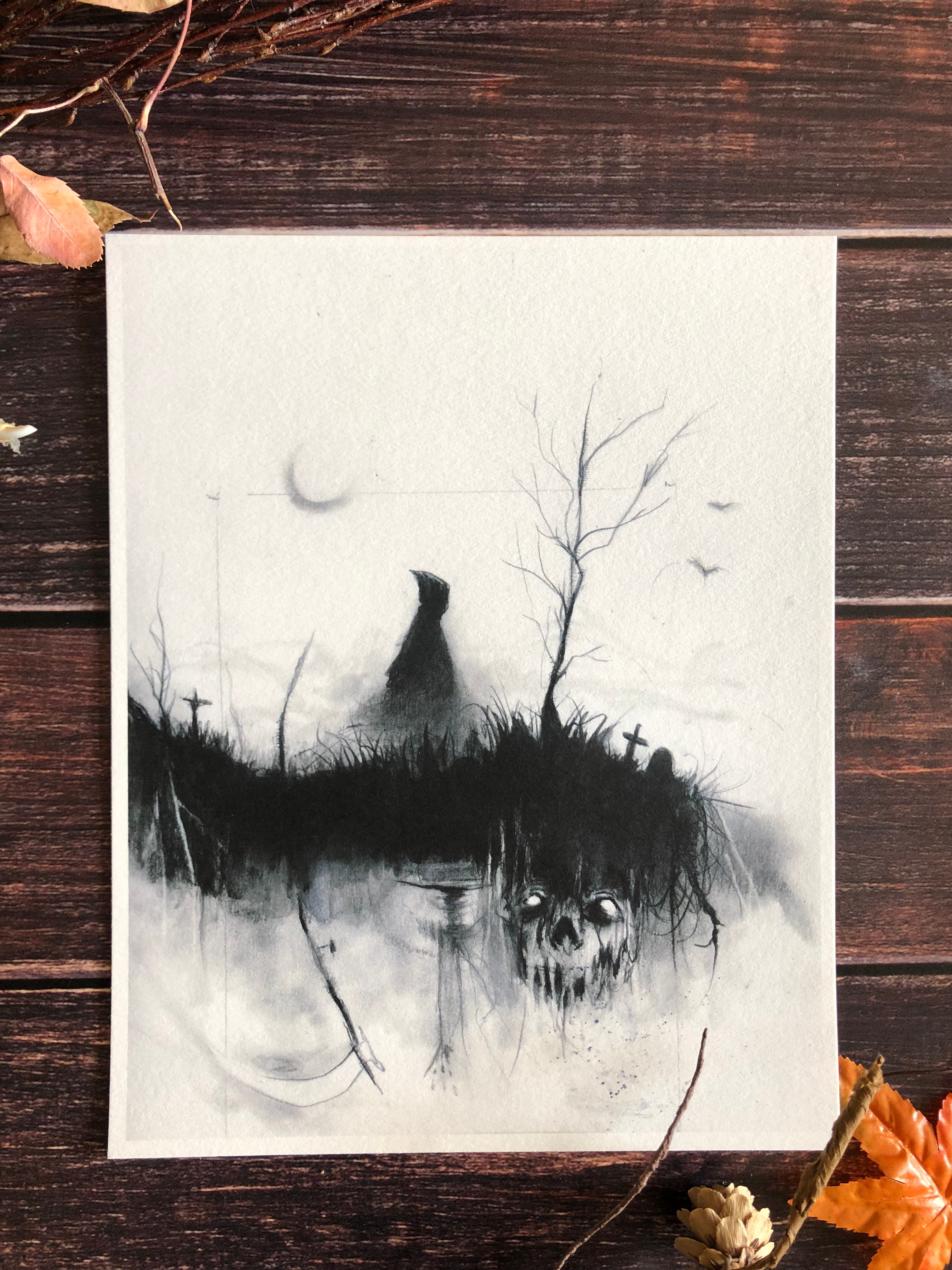 Witchy Stroll-Fine Art Print