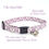Thumbnail: Lilac Mauve Colour Adjustable Safety Cat Collar with Breakaway Safety Buckle - Handmade by Nature's Goodies
