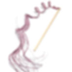 Extra Long Raffia Tail Cat Teaser Stick Wand - Handmade by Nature's Goodies