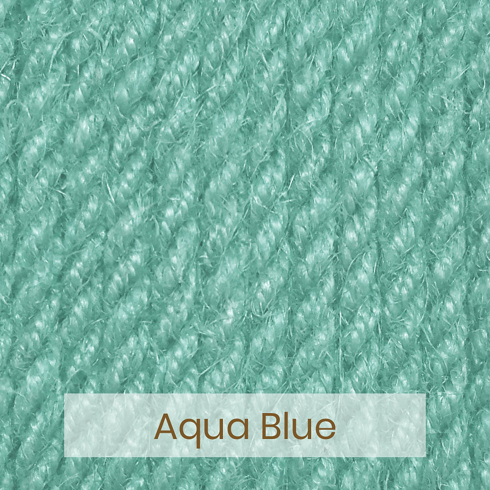 Thumbnail: Aqua Blue Colour 10mm Thick Coloured Jute Rope Cord Twine Hemp