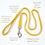 Thumbnail: Yellow Macrame Jute Dog Lead Leash Eco-friendly Natural - Handmade in the UK by Nature's Goodies