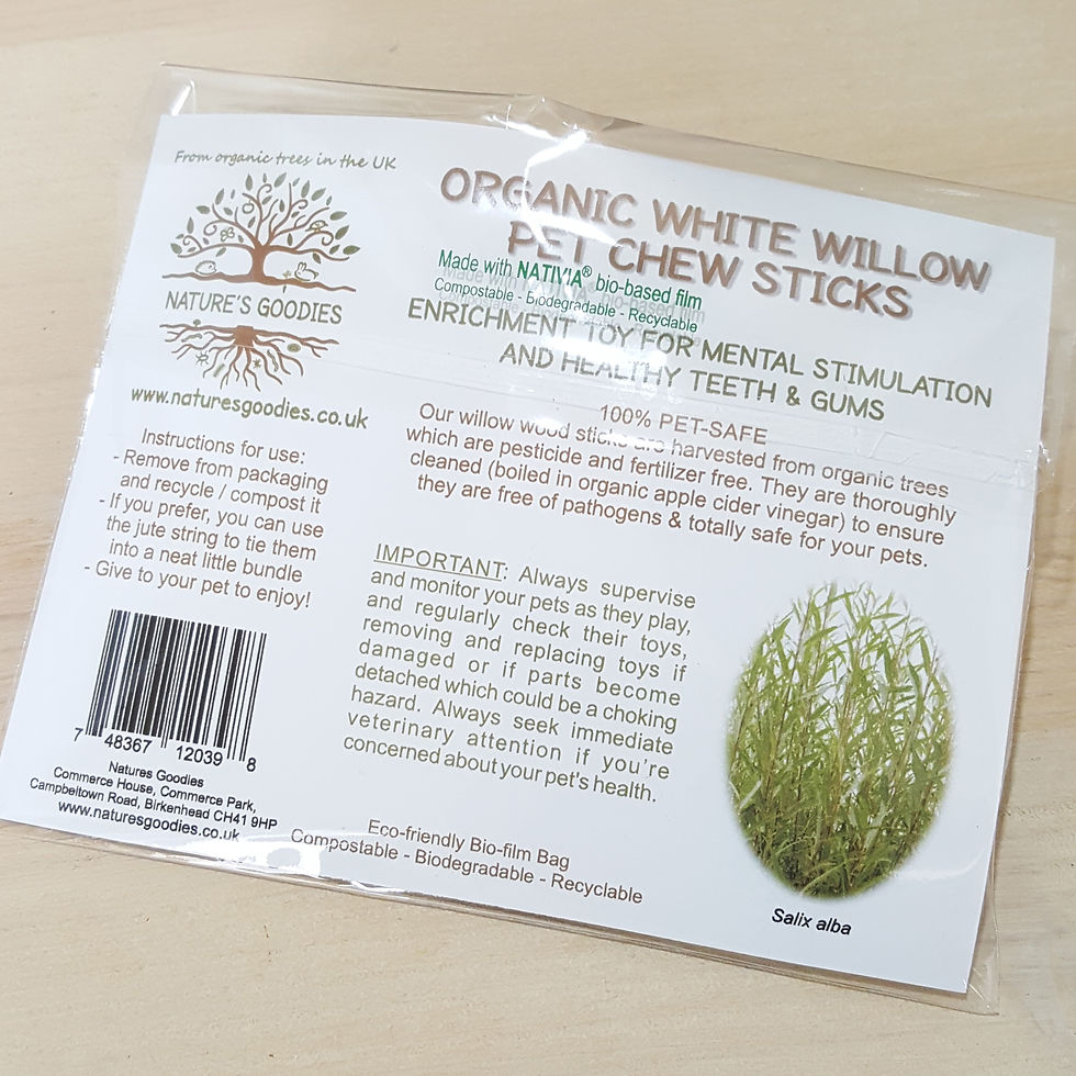 Thumbnail: White Willow Chew Sticks for Rabbits Guinea Pigs Small Pets and Birds