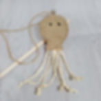 Octopus Hand-Sewn Natural Fibre Hessian & Hemp Eco-Friendly Cat Teaser Pet Toy - Handmade by Nature's Goodies