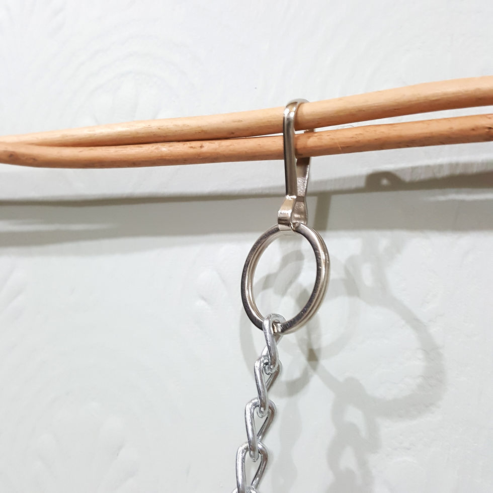 Thumbnail: Medium Sisal Rope Roosting Perch Swing for Cockatiels Parakeets