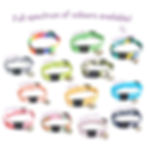 Colourful Adjustable Safety Cat Collar with Breakaway Safety Buckle - Handmade by Nature's Goodies