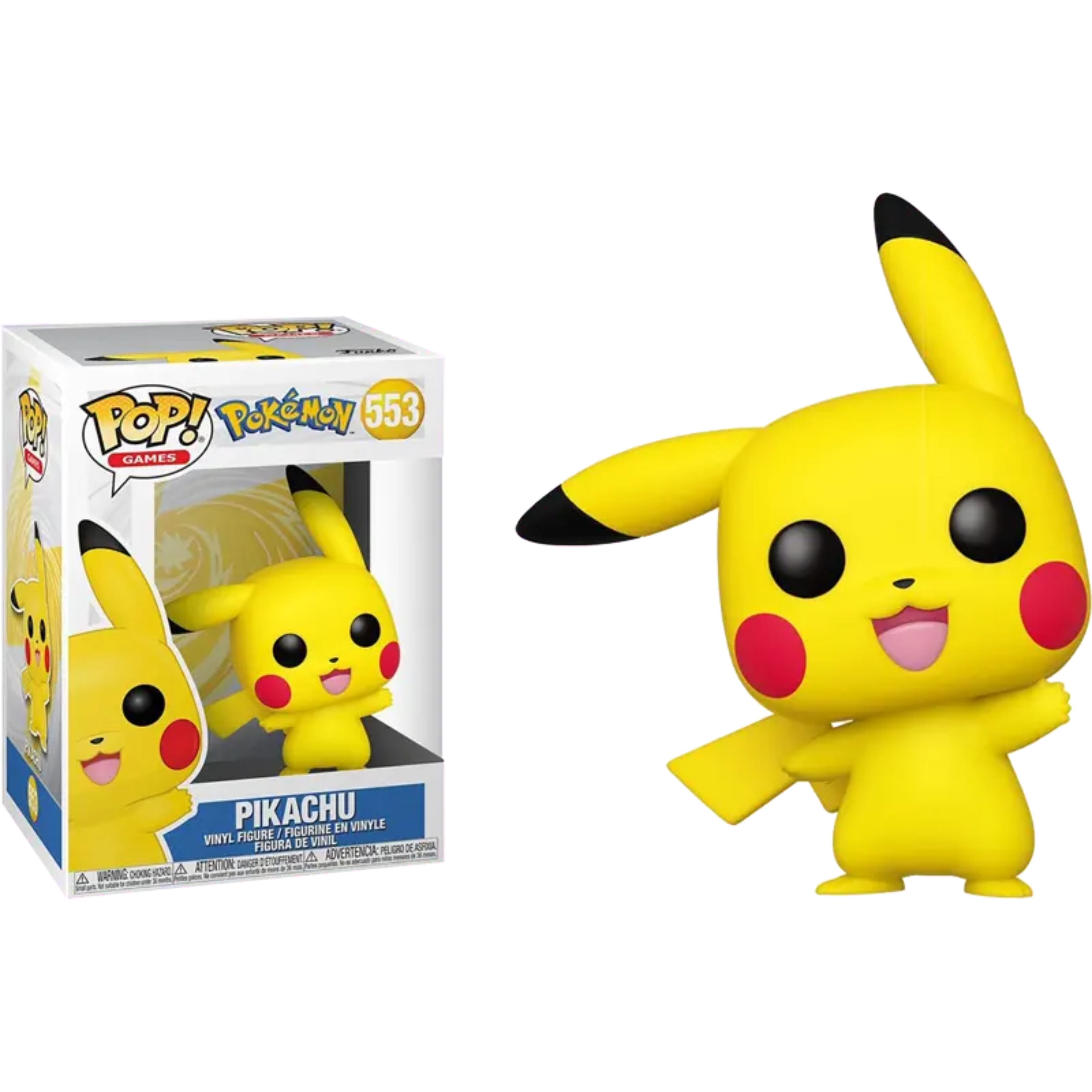pokemon funko pop of pikachu waving