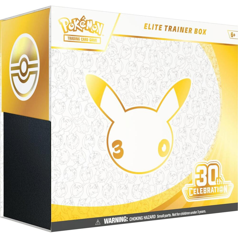one pokemon elite trainer box from the 30th celebration set